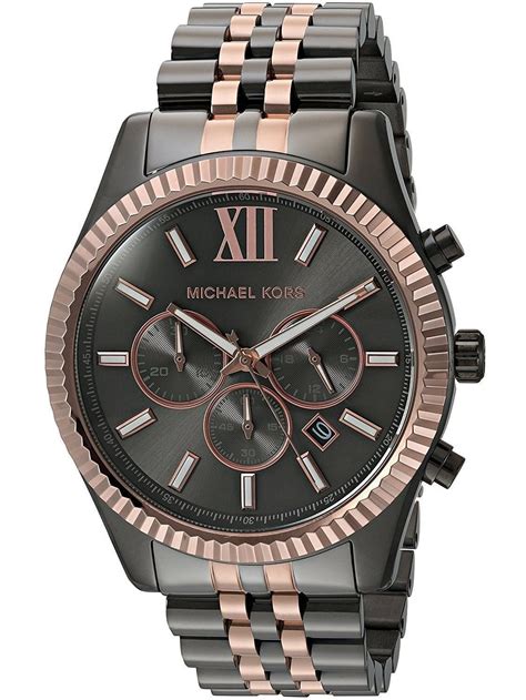 michael kors men's lexington chronograph watch mk8561|Michael Kors Men's Chronograph Quartz Watch.